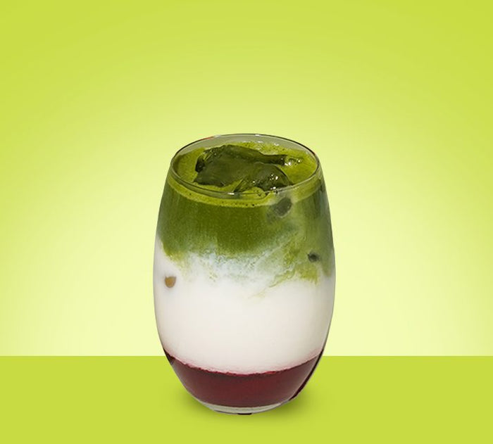 Cranberry Iced Matcha