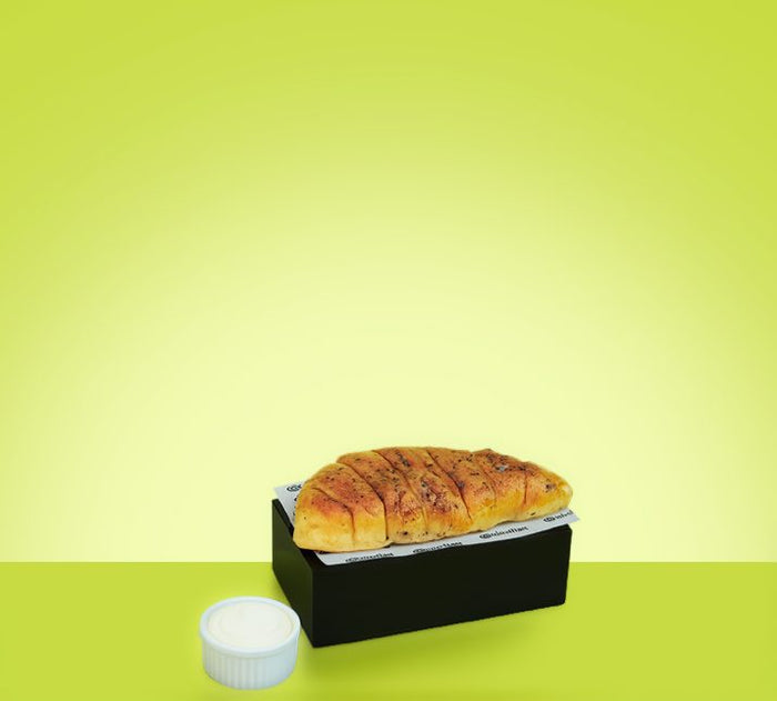 Garlic Bread and Cheese Dip