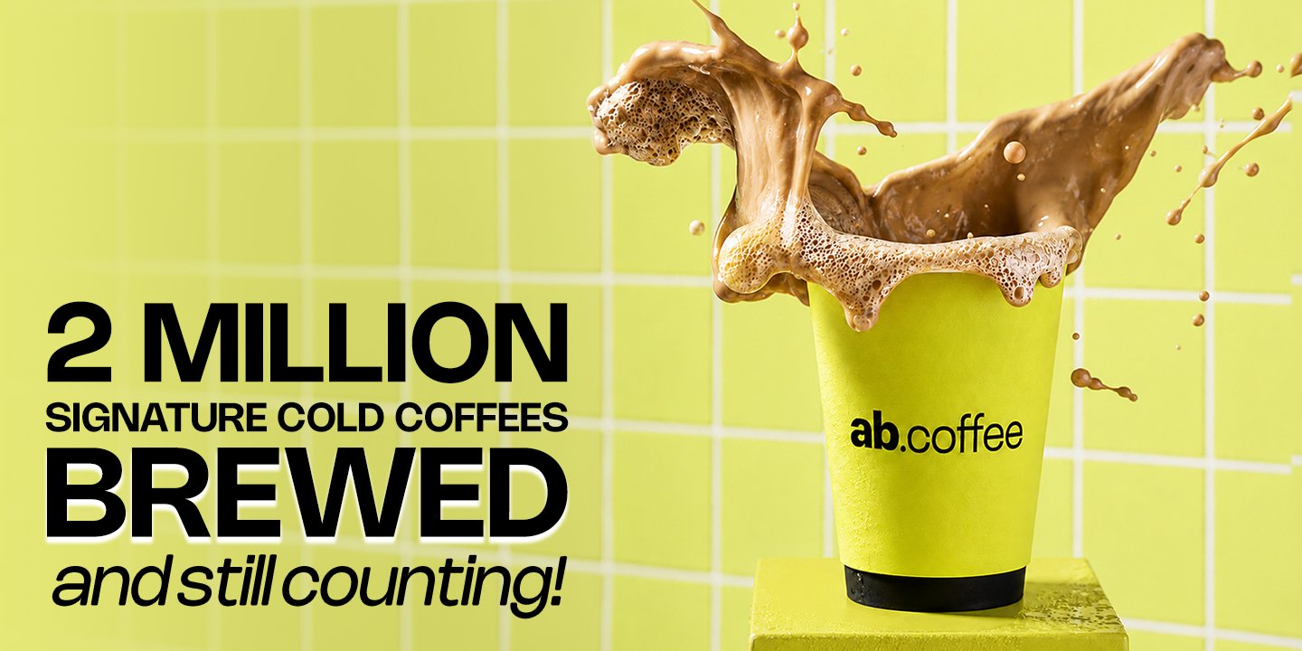 2 million signature cold coffees brewed and still counting